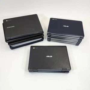 Chromebook Lot of 16 ASUS C201P x7 C202S x3 C20EE x3 Samsung XE500C13 Lenovo N23 - Picture 1 of 19
