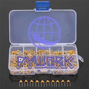 Kit surtido de condensadores cerámicos multicapa 300 un. 10 valor 50V 10pF a 100nF M - Imagen 1 de 3