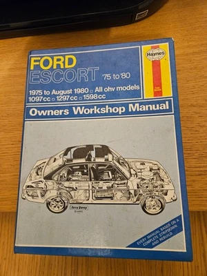 Ford Escort Mk2 Haynes Workshop Manual No 280 '75-'78 1.1 1.3 1.6 OHV  - Image 1 of 3