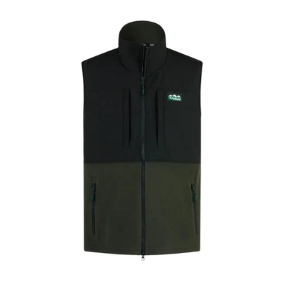 Ridgeline Men's Hybrid Fleece Waistcoat - Deep Forest/Black Vest Gilet - Image 1 of 4