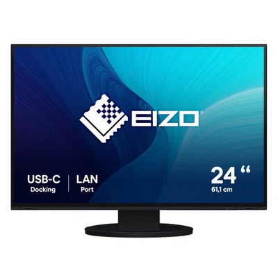 EIZO Flexscan EV2495-BK 24 Zoll WUXGA IPS LED 16:10 60 Hz Monitor - Bild 1 von 4