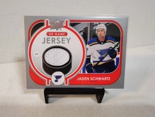 2021-22 Upper Deck Series 1 UD Game Jersey Jaden Schwartz #GJ-JS