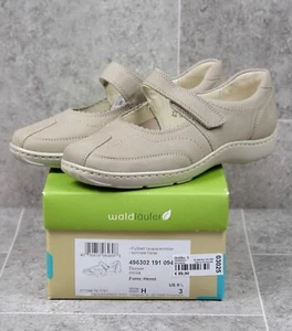 Zapatos mujer Waldläger Henni Denver (nubuk) velcro beige EU35 - Imagen 1 de 7