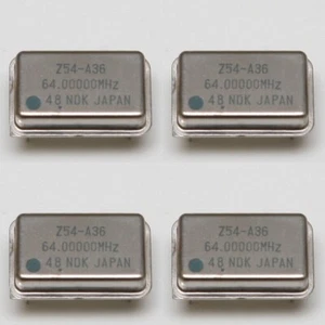 4x 64 MHz Crystal Oscillator Japan. 64.00000 64MHz (4-pcs) - Picture 1 of 1