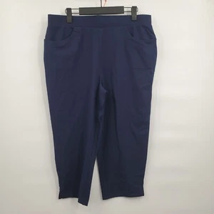 Chico's Weekends Brigitte Rivet Capri Pants Women Size 1 ( 8 - M ) NWT - Picture 1 of 14