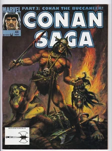 CONAN SAGA #44 (Marvel/Noviembre 1990) Casi Nuevo+ (9.6) - Imagen 1 de 3