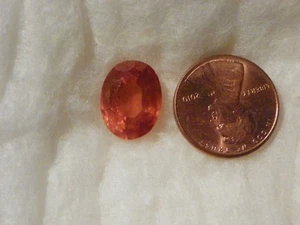 Granate naranja Hessonite 9,30 quilates 11,03x14,20x7,47 mm. Sedoso facetado ovalado - Imagen 1 de 3