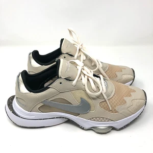 Nike Air Zoom Division Sneakers Womens 6.5 Pale Ivory Suede Low Top CK2950-104 - Picture 1 of 17
