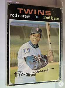 Rod Carew Topps #210 1971 en muy buen estado *arrugas y esquinas suaves - Imagen 1 de 8