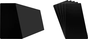 (300) Comic Book Bin Index Divider Cards - Sloped 7"x11" Black HEAVY DUTY 40mil - Picture 1 of 2