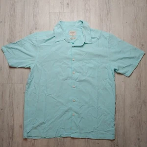 Quiksilver Waterman Men's Button Up Shirt Athletic Anti Wrinkle Size XL Blue - Picture 1 of 11