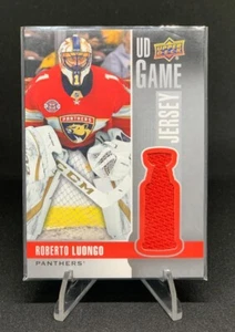 Roberto Luongo 2019-20 Upper Deck #GJ-RL UD Game Jersey Insert HOF Panthers RED - Picture 1 of 2