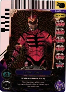 POWER RANGERS ACG 3-090 UNIVERSE OF HOPE ULTRA RARE LORD ZEDD FOIL - Picture 1 of 2