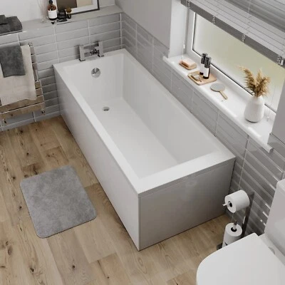 Single Ended Square Bath With Side Panel - 1700 x 700mm Bathroom - Image 1 of 4