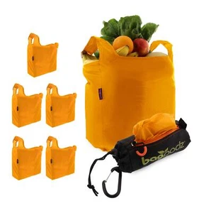 Sturdy Reusable Grocery Bags Foldable and Washable - Made From RipStop Nylon ... - Picture 1 of 8