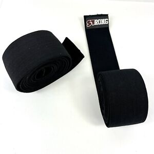 STRONG Power Lifter Weight Lifting Knee Wraps Supports Gym Training Fist Straps