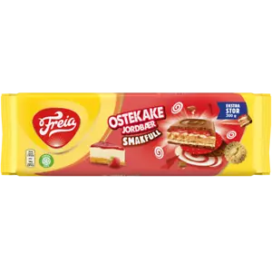 Pastel de queso Freia Smakfull 320 g - chocolate noruego con queso y fresa - Imagen 1 de 1