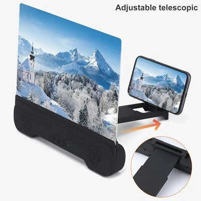14 inch 3D Mobile Phone Screen Magnifier with BT Speaker HD Magnifying Glass - Image 1 of 4
