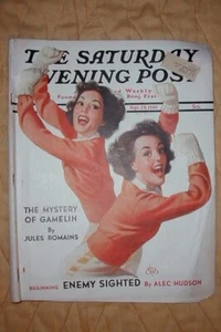 Saturday Evening Post Sept 28, 1940 Magazine See Scans - Picture 1 of 4