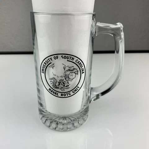 University of South Carolina Beer Mug USC Naval ROTC Marine Corps Birthday Ball Cover