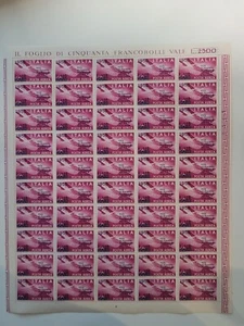 GRONCHI POSTA AEREA ** FOGLIO MNH - Foto 1 di 1