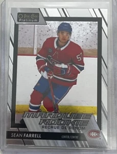 Tarjeta de la NHL #267 Canadiens Sean Farrell 2023-24 O-Pee-Chee Platinum Marquee Rookies - Imagen 1 de 2
