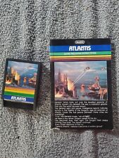 Imagic Atlantis Intellivision Game Cartridge & Manual
