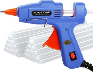 20W Hot Mini Glue Gun Blue with 30pcs Glue Sticks for DIY Craft Projects Repairs - Picture 1 of 8