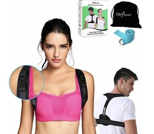 CMFlower Posture Corrector Back Shoulder Correction Brace Adjustable Body - Picture 1 of 8