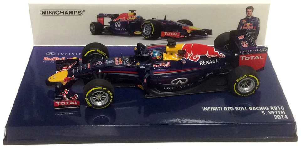 Minichamps Red Bull RB10 2014 - Sebastian Vettel 1/43 Scale - Image 1 of 1