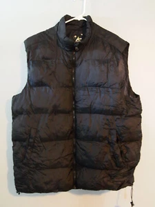 Athletech Athletic Puffer Puffy Vest Mens XL Black Winter Skiing Zip - Picture 1 of 4