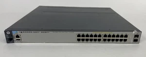 HP Aruba 3800 Series 24G POE+ 2SFP+ 24 Port Gigabit Switch 2x-10G SFP+ J9573A - Picture 1 of 11