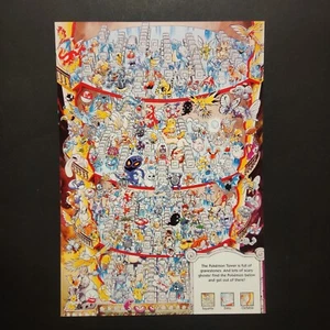 Pokemon Turm Vintage Postkarte Artwork Jumbo Karte Kazunori Aihara - Bild 1 von 7