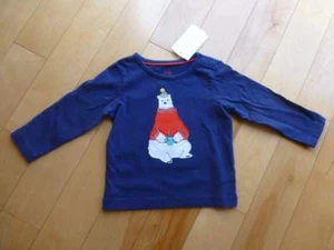 Brandneu Neu mit Etikett Baby Boden Jungen langes Applikation Patchwork Grafik T-Shirt Top 3 6 Monate - Bild 1 von 4