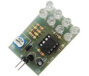 LM358 Breathe Light Lamp Flicker 8pcs 5MM Blue LED Suite Electronica Components - Picture 1 of 5