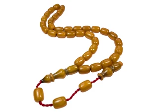 New 33 Beads Turkish Prayer Tasbih Rods LIGHT WEIGHT Cubuk Malzeme Tesbih 779 - Picture 1 of 14