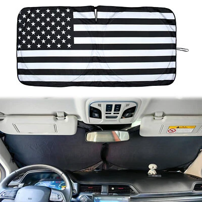 Parabrisas de coche para Dodge Ram 1500/2500/3500 2010-2025 bandera de Estados Unidos bloque UV Foto 1 de 4