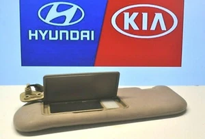 NEW 01-05 Hyundai Sonata Sun Visor LH  Mirror TAN High Grade SUNVISOR - Picture 1 of 3