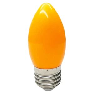 10x Coloreado LED Vela Bombillas E27 B22 2W Amarillo Azul Blanco Verde 110V 220V - Imagen 1 de 23