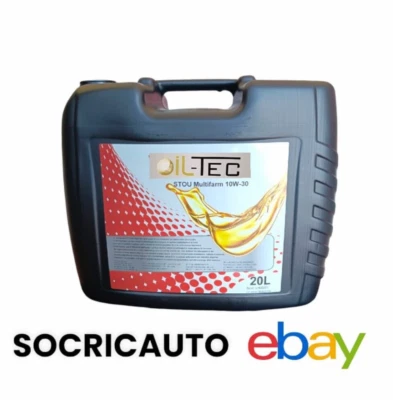 20 Litri Olio 10W30 STOU Multifarm OIL-TEC Multifunzione