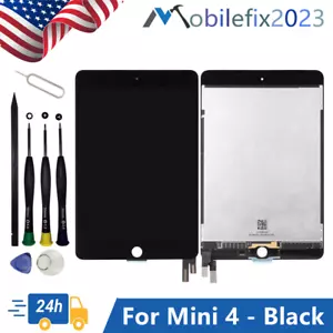 LCD Display Touch Screen Digitizer Black Assembly for iPad Mini 4 A1538 A1550 US - Picture 1 of 7