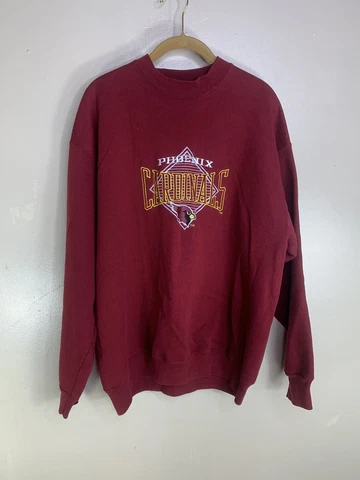 Vintage Arizona Cardinals Sweatshirt Phoenix Cardinals Mens XL Competitor Brand Cover
