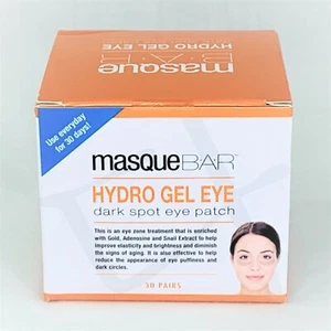 Masque Bar Hydro Gel Dark Spot Eye Patch, 30 pairs, Snail Extract, Sealed - Picture 1 of 5