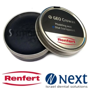 Zahnmodellierung Wachs blau transparent Renfert GEO Crowax Kronenbrücke 4750200 - Bild 1 von 4