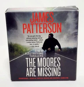 Audio Book THE MOORES ARE MISSING James Patterson 2017 Unabridged Mystery Crime - Foto 1 di 3