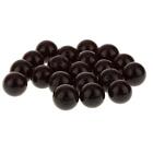 20pcs Translucent Black Marble Balls 16mm Earring Stones