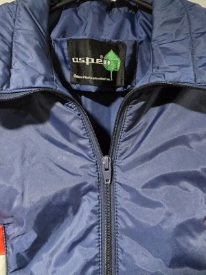 Chaqueta Abrigo Vintage Aspen Richton International Azul con Rojo Blanco Verde Talla M Foto 1 de 4