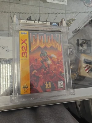 Doom Sega 32X WATA 9.6 A++ Graded New Sealed 1st Print RARE! - Image 1 of 4