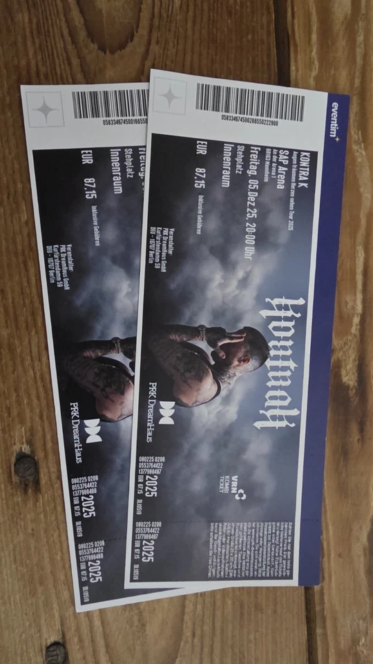 Kontra K 2 Konzert Karten Für Mannheim - Bild 1 von 1