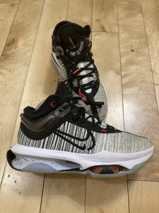 Size 7 - Nike Air Zoom GT Jump 2 Low White Black Check Pics - Picture 1 of 11